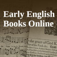 EEBO – Early English Books Online