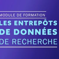 Les entrepôts de données de recherche